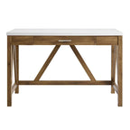 Paradise Hill A-Frame Writing Desk with Center Drawer – MDF & Laminate