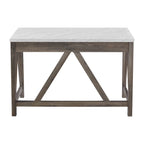 Paradise Hill A-Frame Writing Desk with Center Drawer – MDF & Laminate