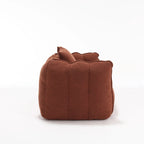 Modern 65-Inch Chenille Tufted Loveseat Accent Chair with High-Resilience Foam