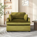 Oversized Accent Chair with Padded Armrests & Plywood Frame – 3 Colors, 220 lb Capacity