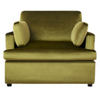 Oversized Accent Chair with Padded Armrests & Plywood Frame – 3 Colors, 220 lb Capacity