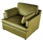 Oversized Accent Chair with Padded Armrests & Plywood Frame – 3 Colors, 220 lb Capacity