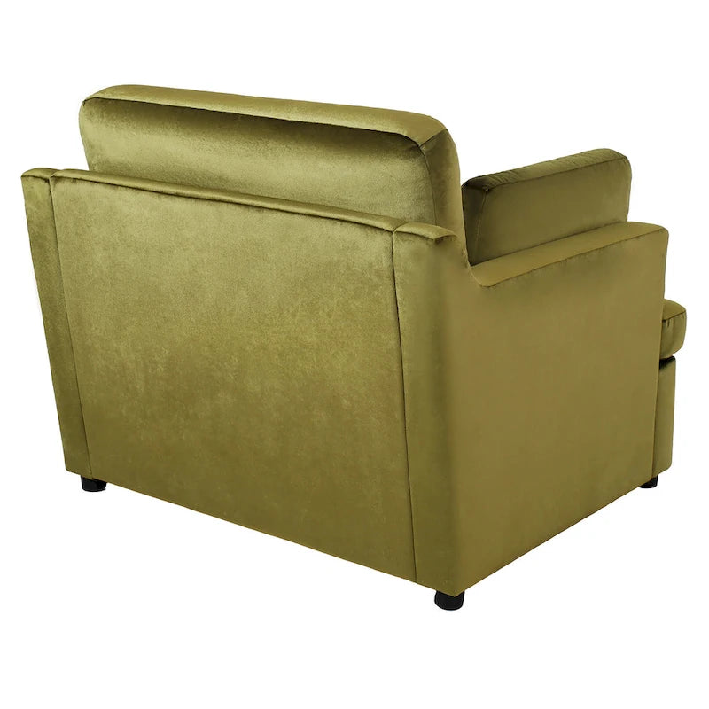 Oversized Accent Chair with Padded Armrests & Plywood Frame – 3 Colors, 220 lb Capacity