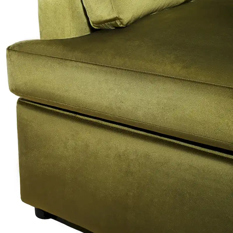 Oversized Accent Chair with Padded Armrests & Plywood Frame – 3 Colors, 220 lb Capacity
