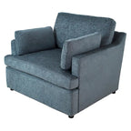 Oversized Accent Chair with Padded Armrests & Plywood Frame – 3 Colors, 220 lb Capacity