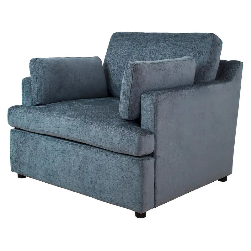 Oversized Accent Chair with Padded Armrests & Plywood Frame – 3 Colors, 220 lb Capacity