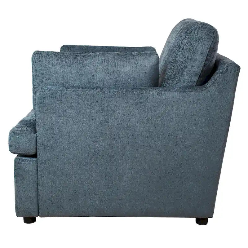 Oversized Accent Chair with Padded Armrests & Plywood Frame – 3 Colors, 220 lb Capacity