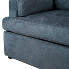 Oversized Accent Chair with Padded Armrests & Plywood Frame – 3 Colors, 220 lb Capacity