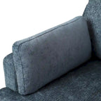 Oversized Accent Chair with Padded Armrests & Plywood Frame – 3 Colors, 220 lb Capacity