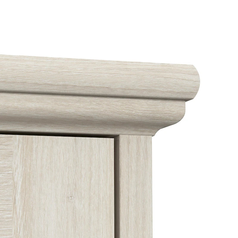 Lennox 60W Farmhouse Hutch for Desk and Buffet Cabinet – Coastal Style, 1-Year Warranty
