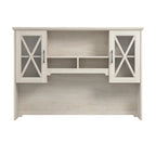 Lennox 60W Farmhouse Hutch for Desk and Buffet Cabinet – Coastal Style, 1-Year Warranty