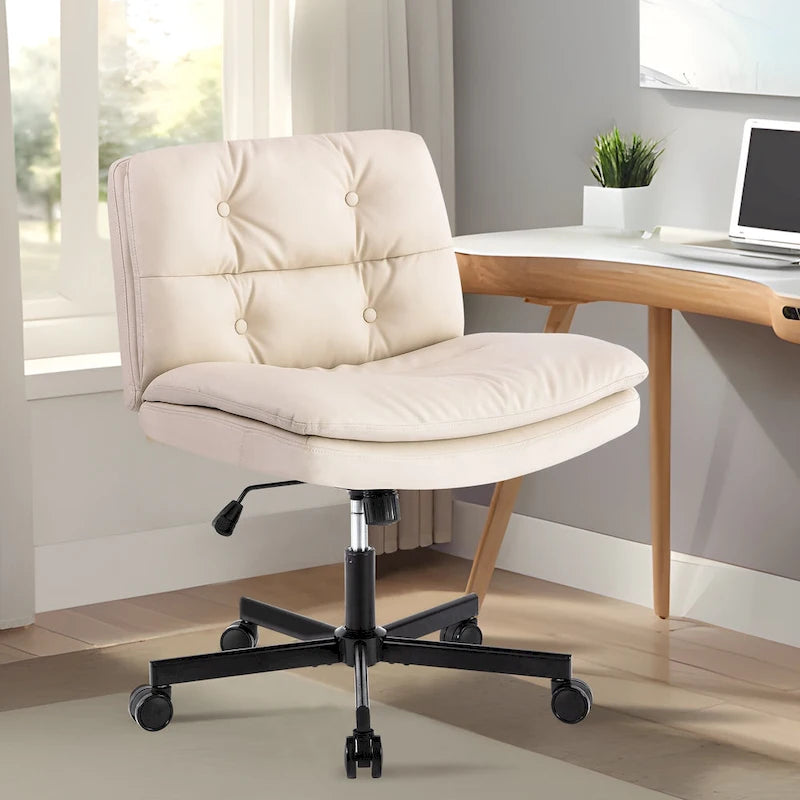 Larger Size 360 Swivel Home Office Chair with Wheels