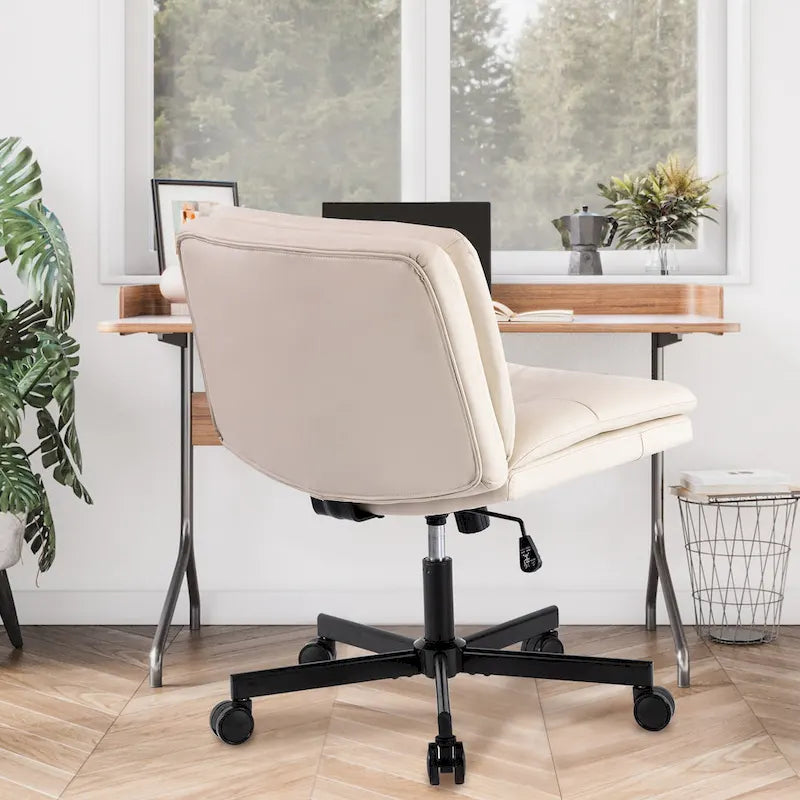 Larger Size 360 Swivel Home Office Chair with Wheels