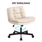 Larger Size 360 Swivel Home Office Chair with Wheels