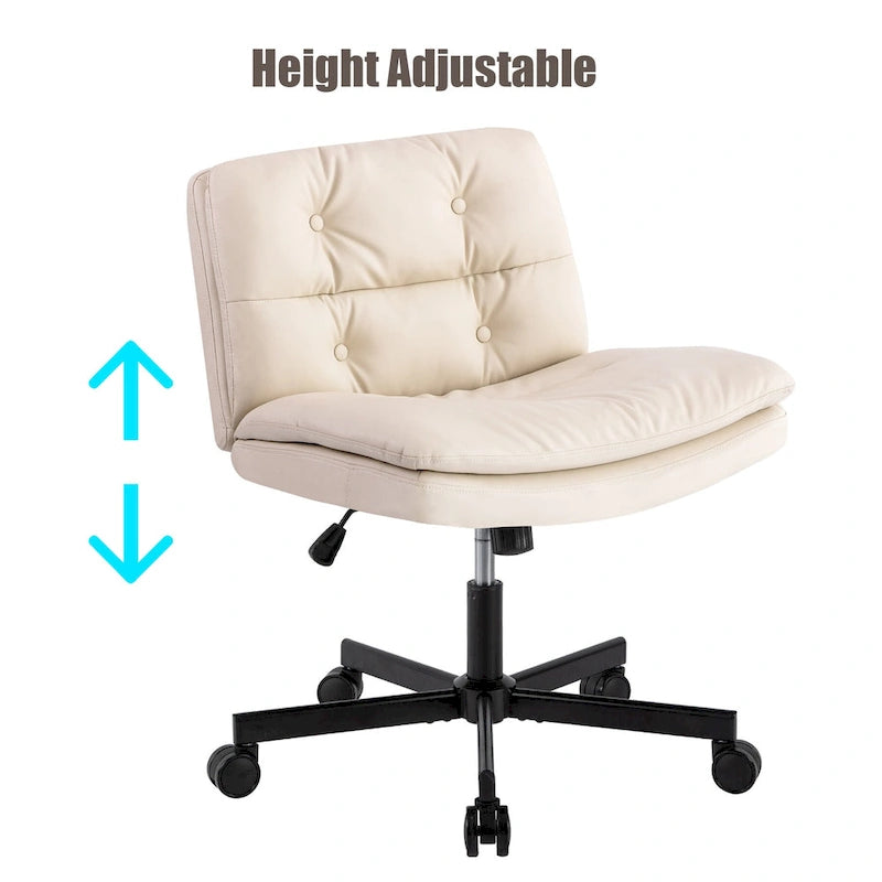 Larger Size 360 Swivel Home Office Chair with Wheels