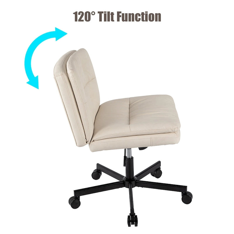 Larger Size 360 Swivel Home Office Chair with Wheels
