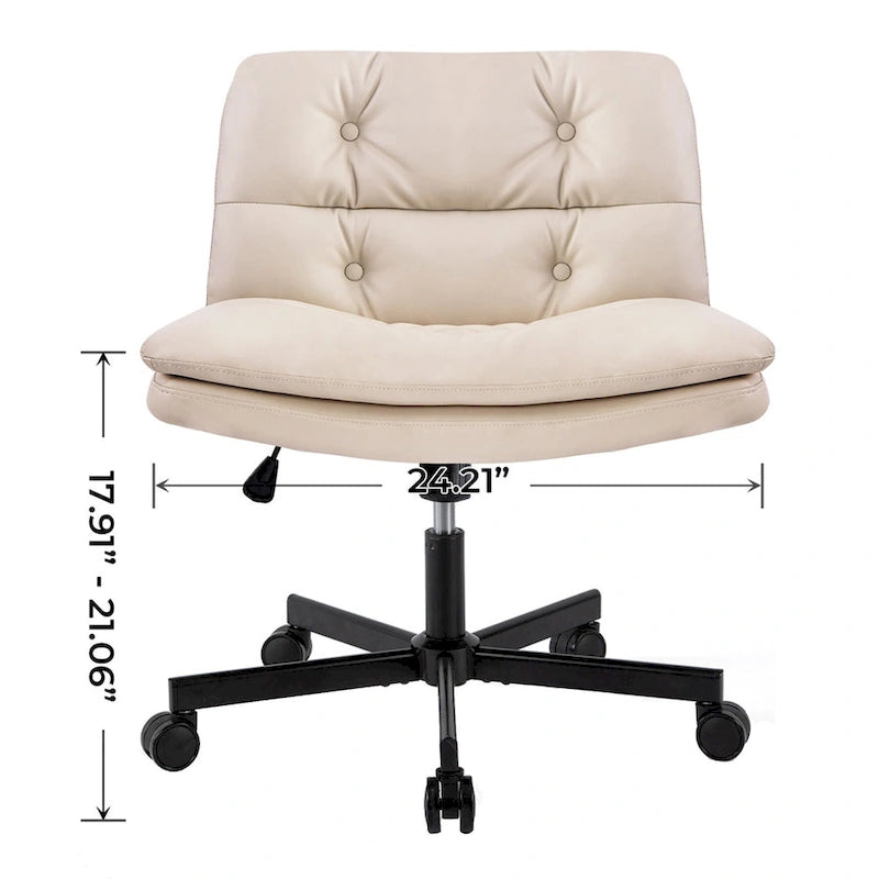 Larger Size 360 Swivel Home Office Chair with Wheels