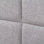 Bellevue Upholstered Tufted Panel Bed King – Solid Wood Legs, No Box Spring Needed