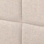 Bellevue Upholstered Tufted Panel Bed King – Solid Wood Legs, No Box Spring Needed