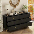 6 Drawer Dresser Modern White Dresser Chest Wood Storage Chest