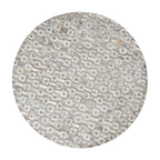 Mother of Pearl Shell Accent Table with Gold Base & Geometric Patterns – White, Gray or Black