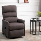 Electric Power Lift Recliner with Massage & Vibration for Elderly – Brown