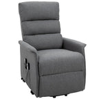 Electric Power Lift Recliner with Massage & Vibration for Elderly – Brown