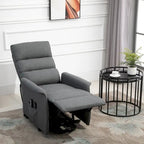 Electric Power Lift Recliner with Massage & Vibration for Elderly – Brown
