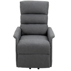 Electric Power Lift Recliner with Massage & Vibration for Elderly – Brown