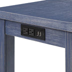 64-Inch Counter Height Table with Built-In USB Port – 3 Finish Options