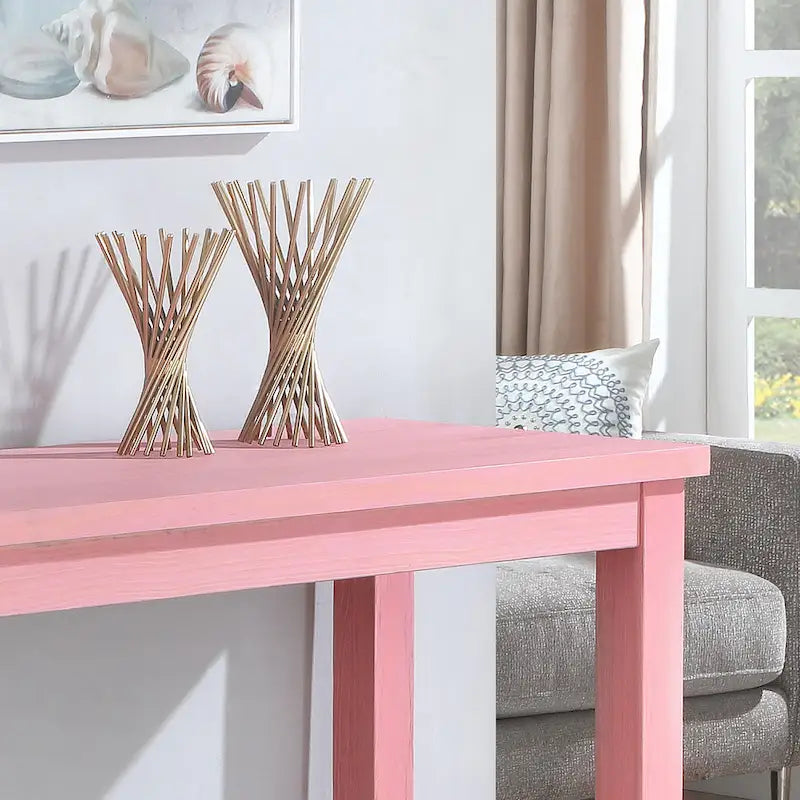 64-Inch Counter Height Table with Built-In USB Port – 3 Finish Options