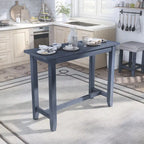 64-Inch Counter Height Table with Built-In USB Port – 3 Finish Options