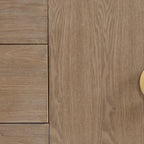 Augusta Credenza - Four Door Three Drawer Unit - Weathered Oak Finish