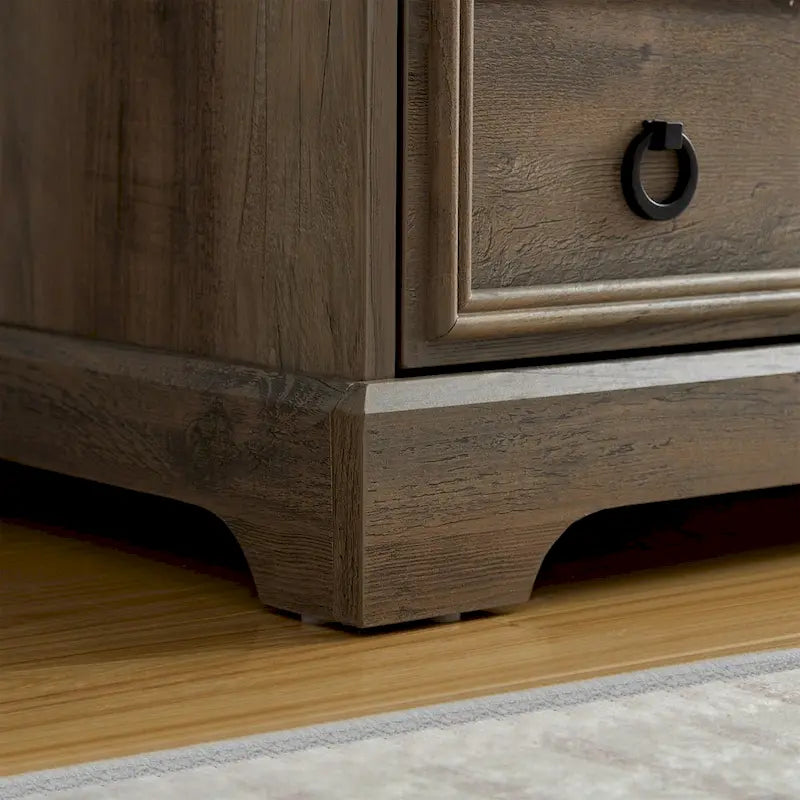 Modern 6-Drawer Dresser with Smooth Gliding Drawers – Anti-Tip, Particleboard Frame