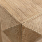 23.62Height Three-dimensional Embossed Pattern Design Retro Coffee Table Retro Furniture