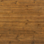 Marie Rustic Solid Pine Dining Table with Trestle Base – Honey Hue, 2 Sizes