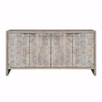 Farmhouse Style 4-Door Wooden Sideboard Buffet Cabinet