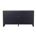 Farmhouse Style 4-Door Wooden Sideboard Buffet Cabinet