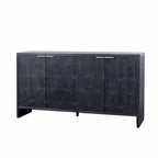 Farmhouse Style 4-Door Wooden Sideboard Buffet Cabinet