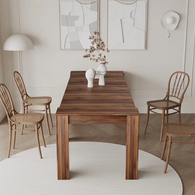 Multifunctional extendable console table