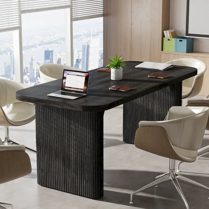 5FT Wood Rectangular Conference Meeting Table Office Executive Desk